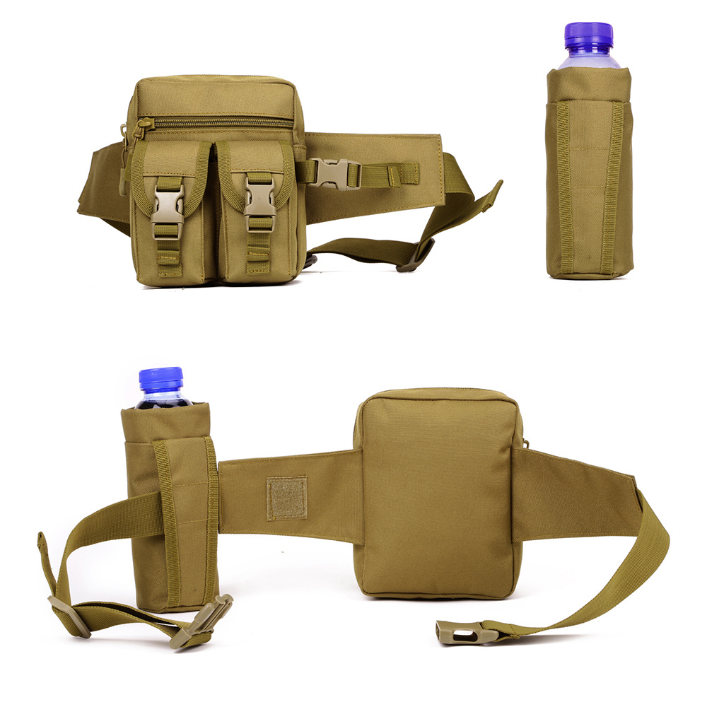 Camping Outdoor Waist Bag Tactical Nylon Waterproof Military Bag With Water Bottle Pockets For Traveling Riding Travel Hiking Climbing — foto 4