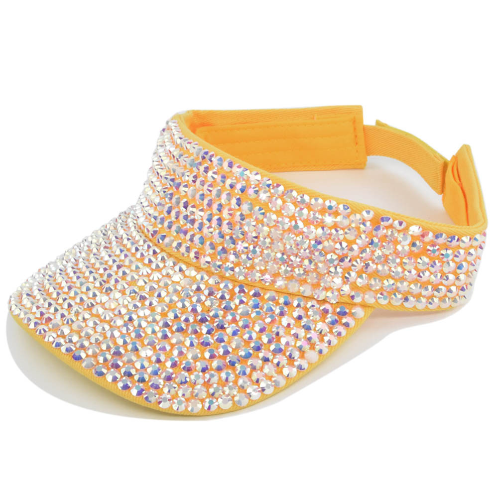 Diamond Hollow Top Baseball Cap Yellow - Shop at LoveMi