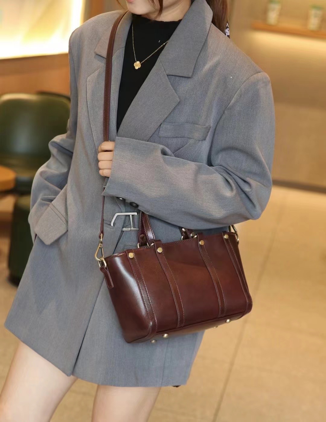 Baidie cuir sacs pour femmes transfrontalier personnalisable nouveau sac à main – Image 9