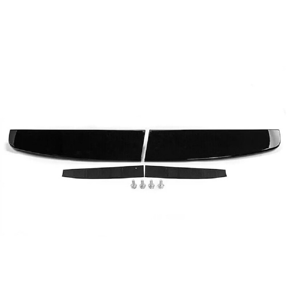 Gloss Black Rear Twin Barn Door Roof Spoiler FOR Ford Transit Custom — image 3