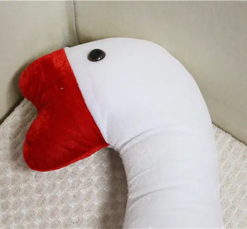 Japanese Big White Goose Headgear  Goose Funny Hat