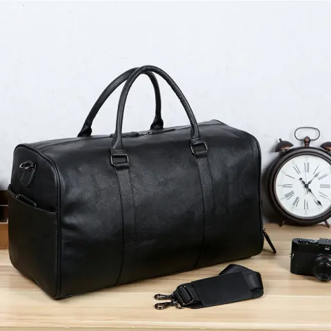 Men's Leather Retro Handbag Large Capacity