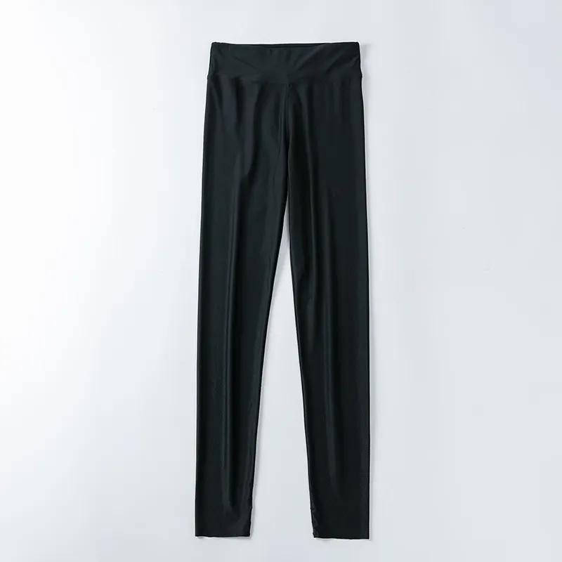 Outer Wear Summer Thin Ice Silk Shark Leggings Women - Black