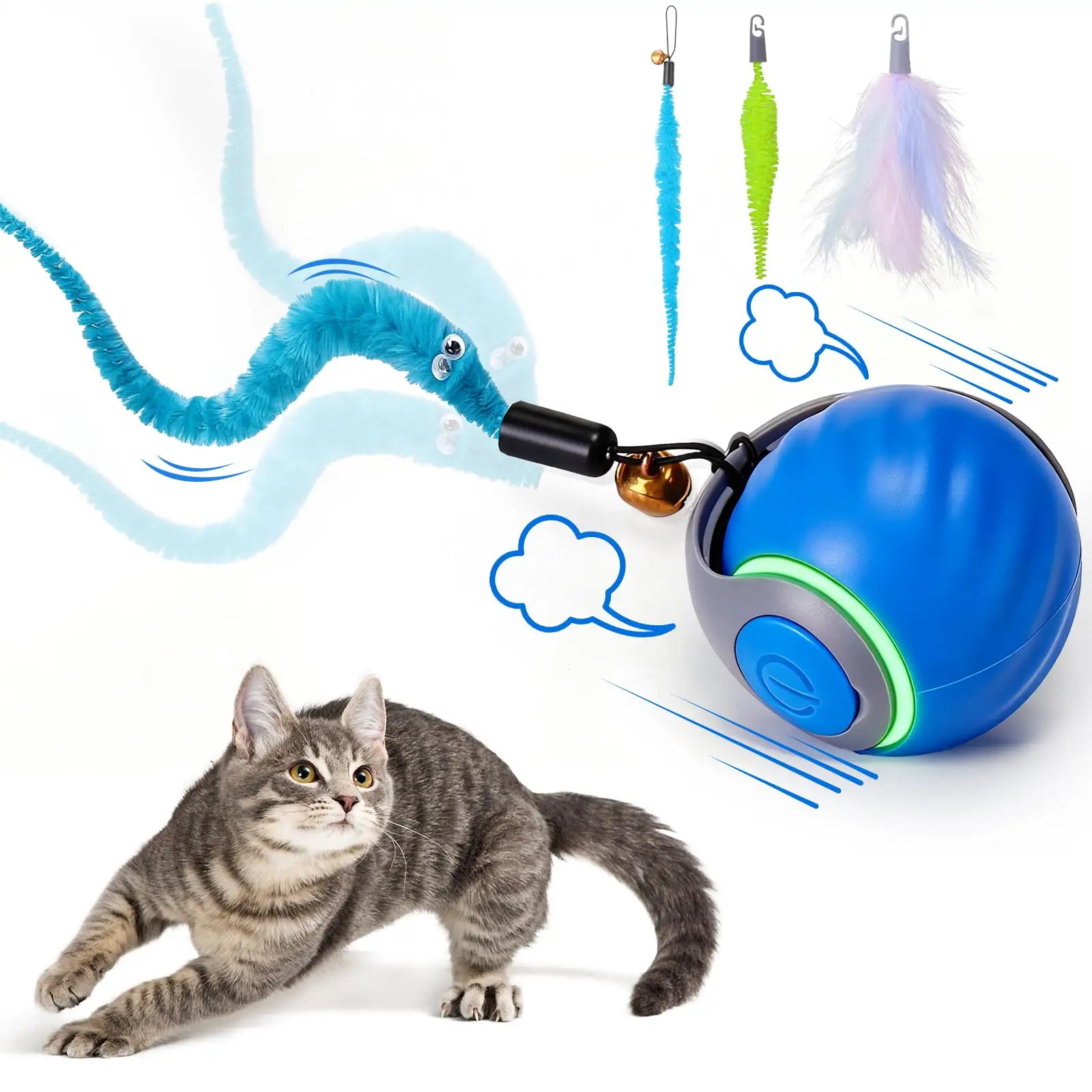 Interactive Cat Toy Ball - Automatic Toys