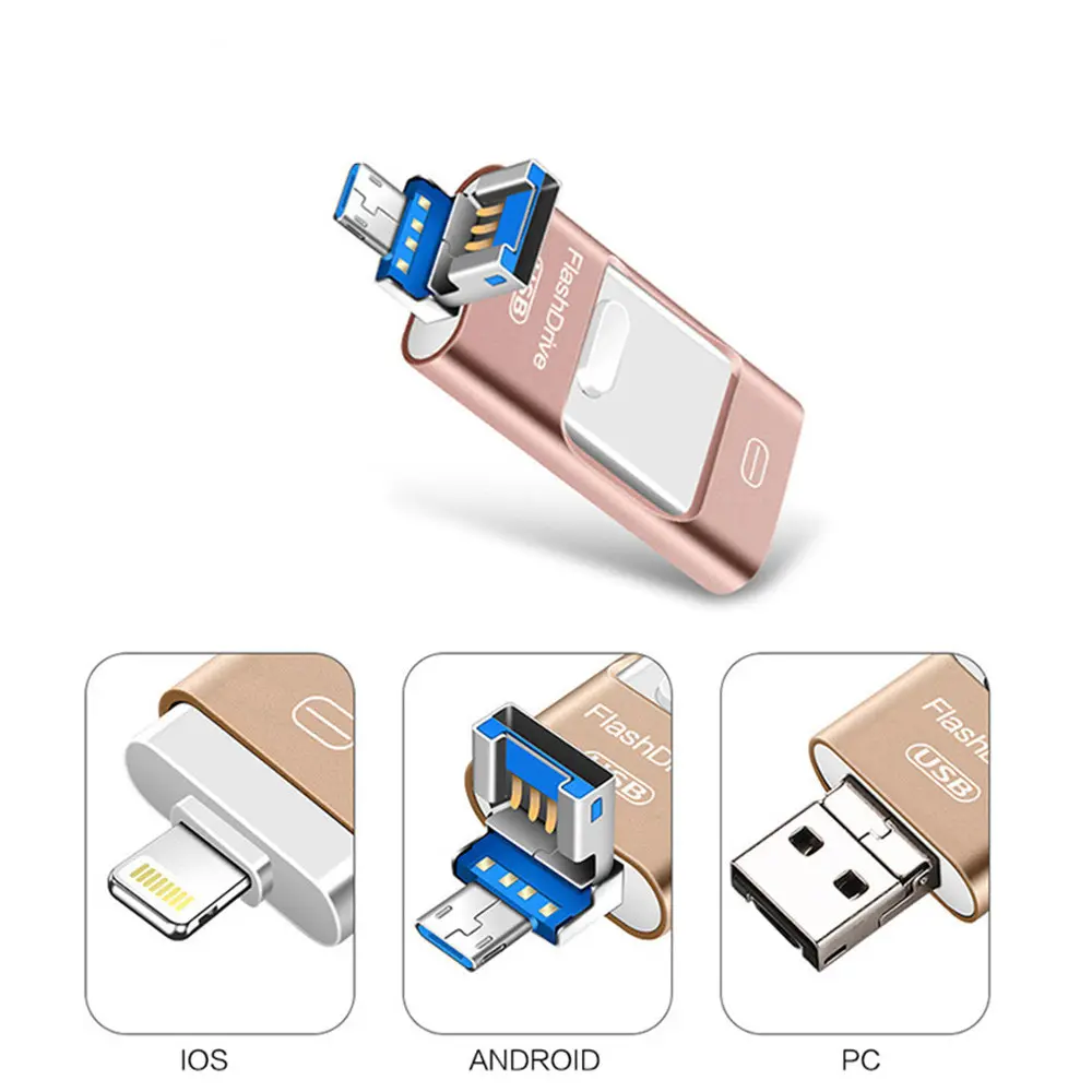 Universal Three-in-one USB Drive