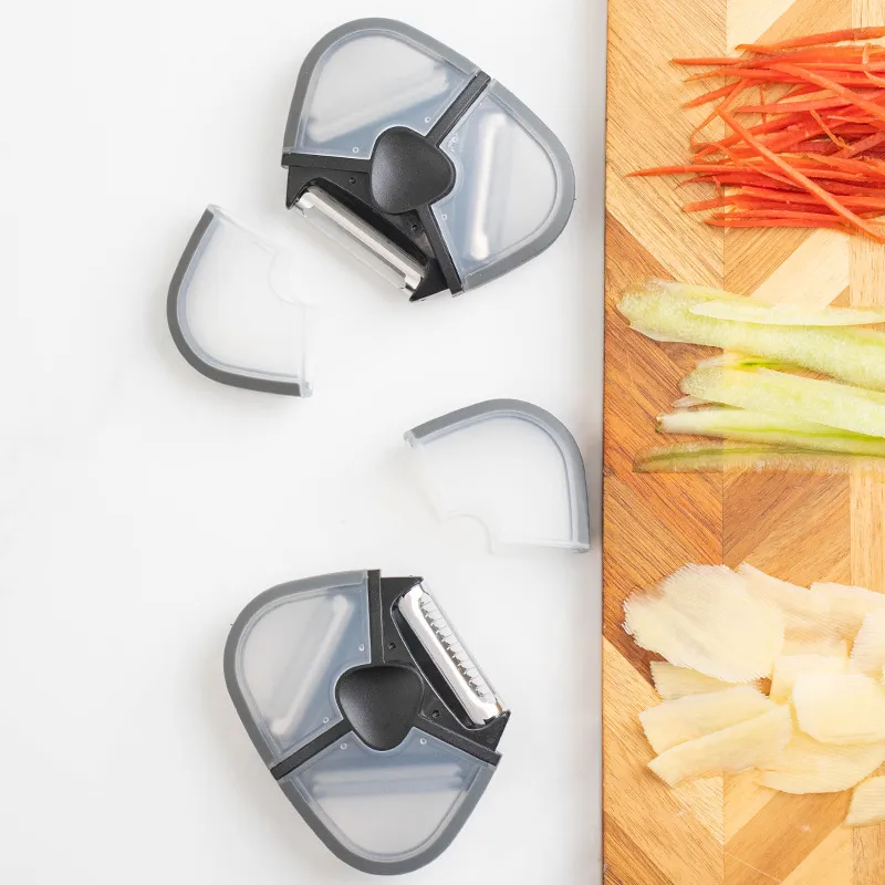 Three-in-one Multi-function Paring Knife Fruit Peeler Potato Melon Planer Kitchen Tool – image 2