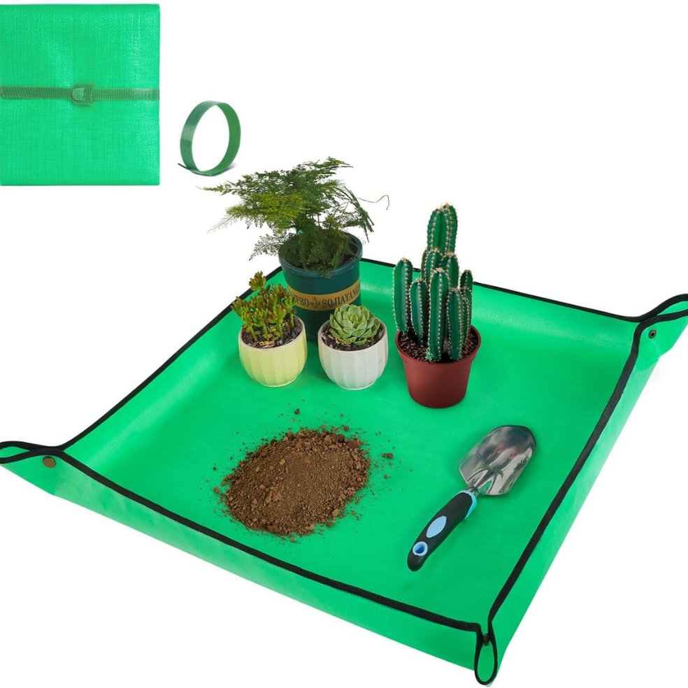 Waterproof Repotting Mat Foldable Indoor Plant Potting Tray For Gardening product image