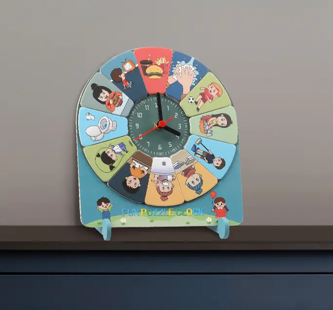 Children Assemble Toy Cartoon Time Cognition