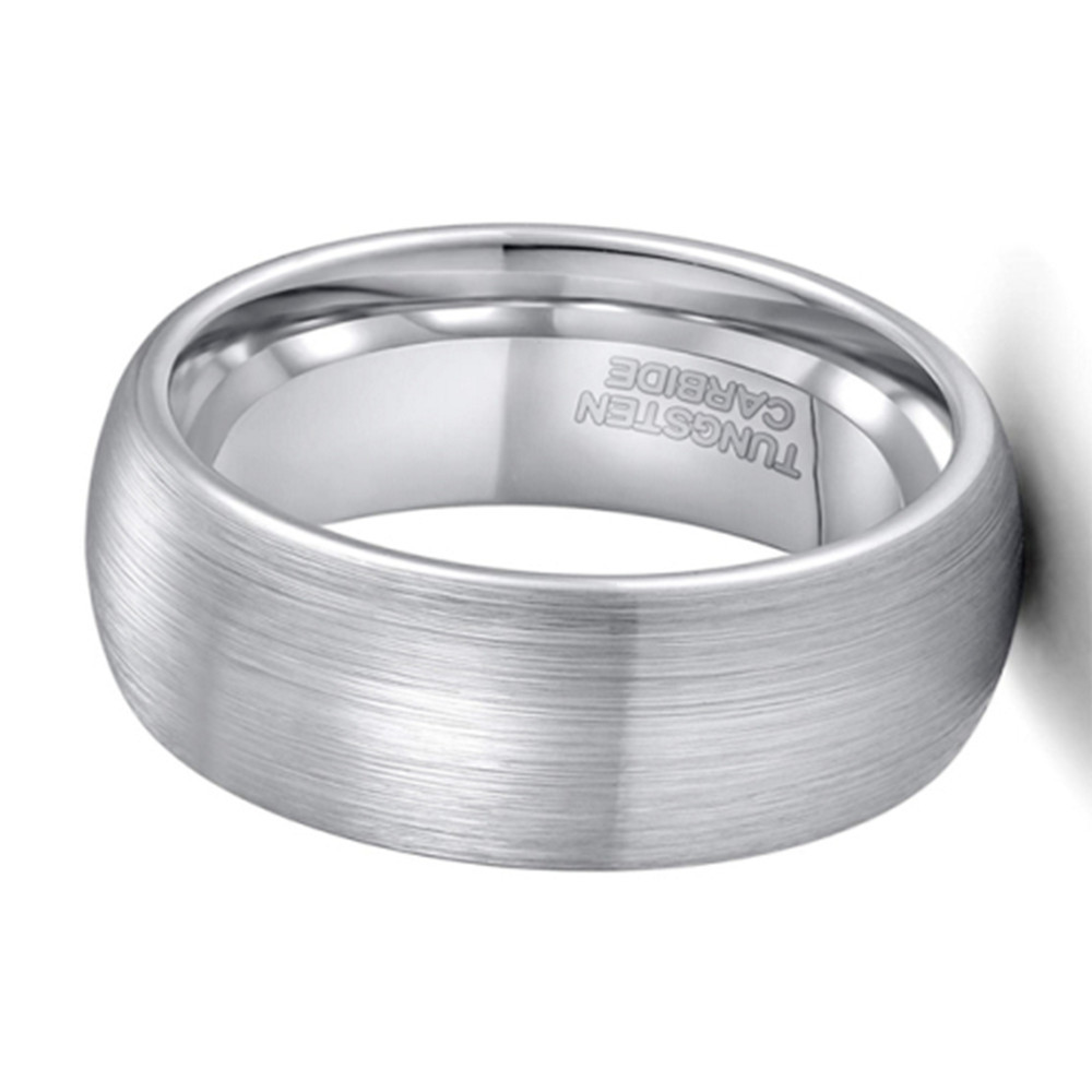European And American Popular Tungsten Steel Ring Full Couple