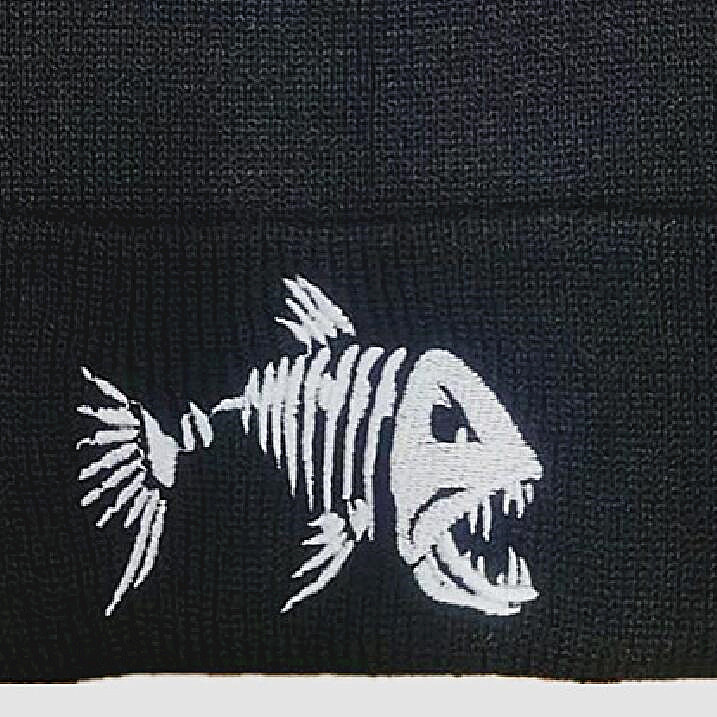 Mermaid Embroidered Warm Knitted Hat — foto 2
