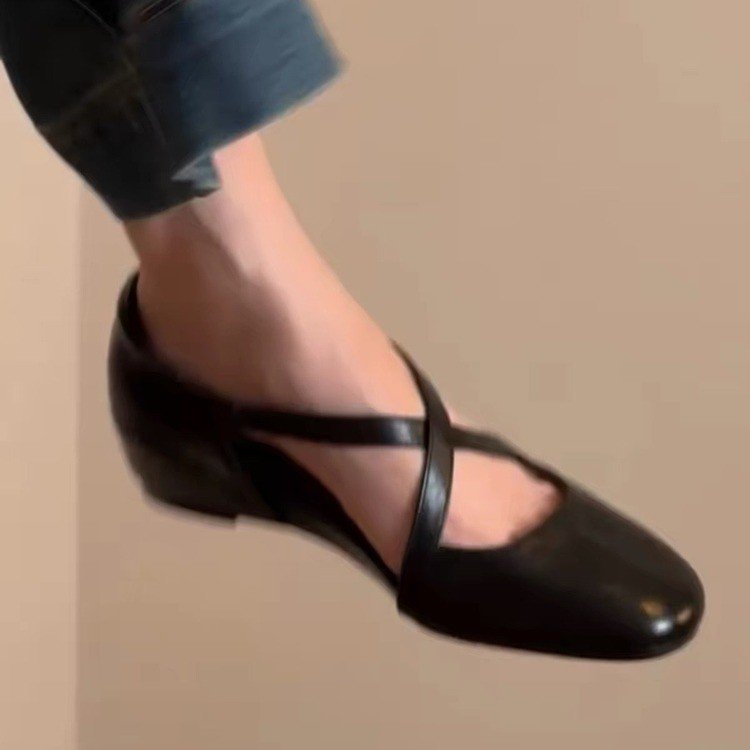 Cross Strap Mary Jane Flats, picture 3 of 5