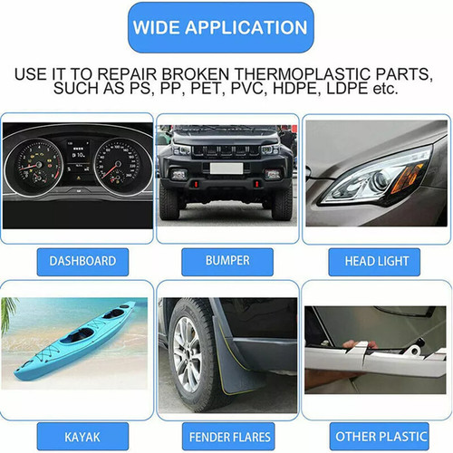 Stapler Car Bumper Fender Welding Welder Gun Plastic Kit Repair With Staples — image 12