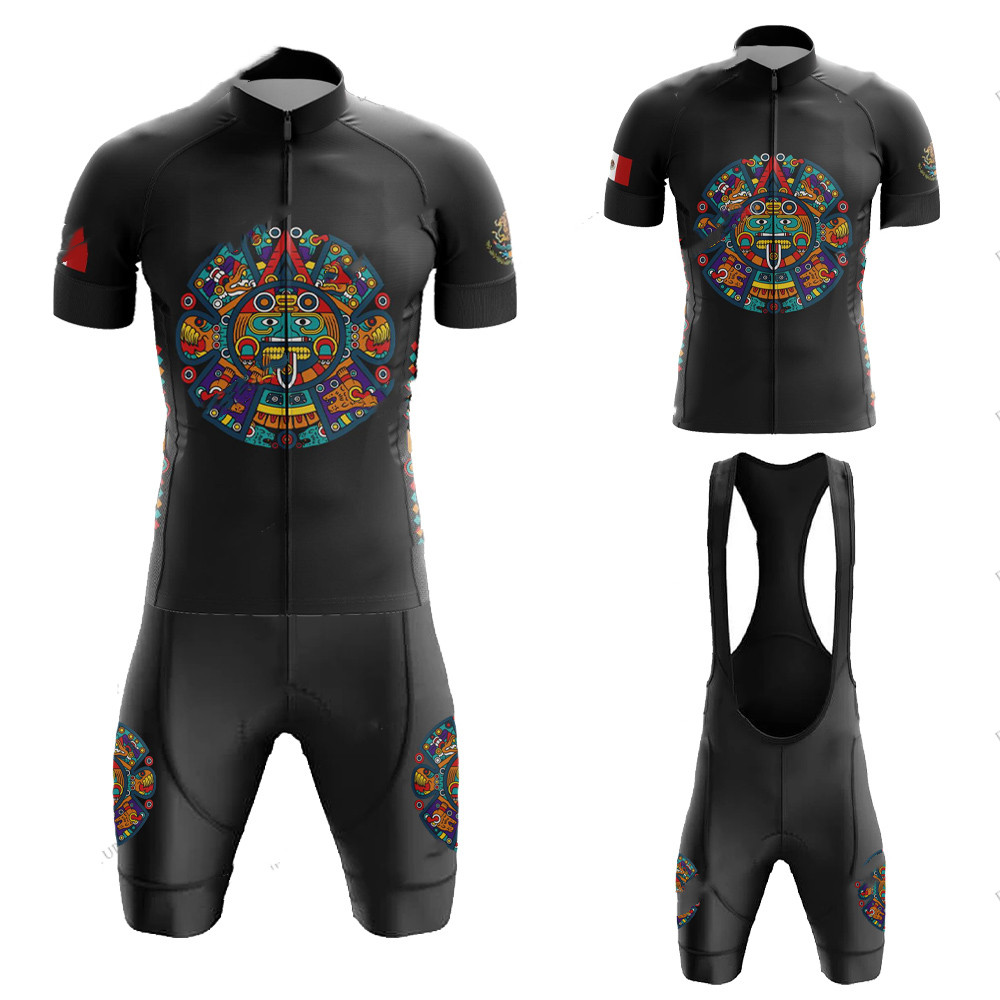 New Short-sleeved Bib Cycling Suit Suit Breathable