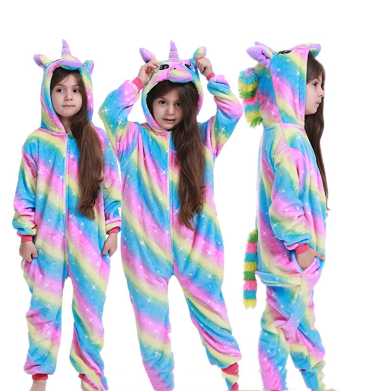 Title 8, Flannel Cartoon One-piece Pajamas