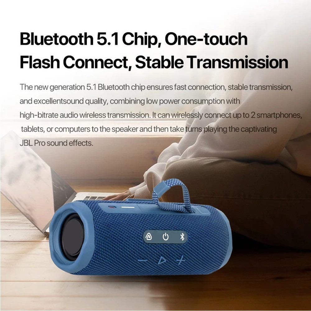 Wireless Portable Bluetooth Sound Speaker Waterproof & Dustproof 5