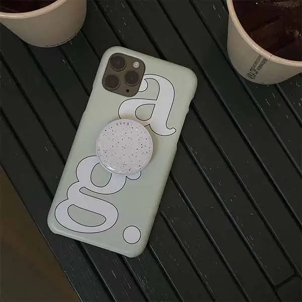 Fashionable And Simple Plastic Letter Phone Case