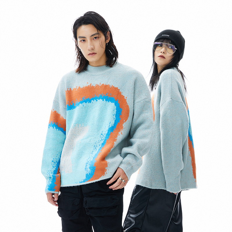 Men's Round Neck Pullover Sweater