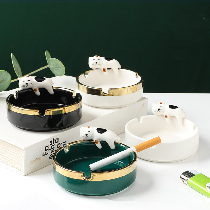 Creative Ceramic Ashtray Light Luxury Phnom Penh