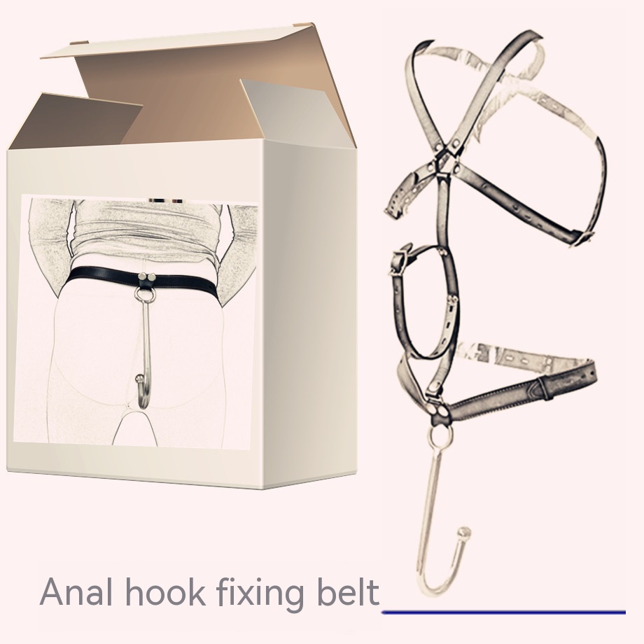 One-piece Women's Stainless Steel Anal Hook Collar