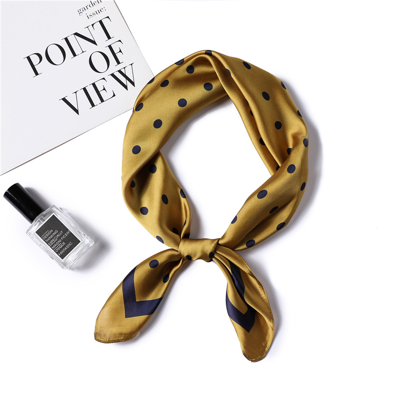 Fashion Polka Dot All-match Women's Professional Silk Scarf
