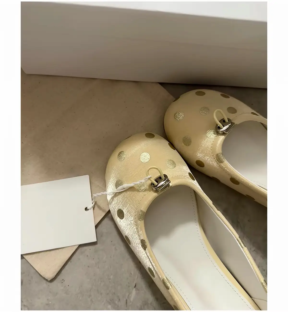 Women French Polka Dot Low Cut Flats, 2026 New Summer Soft Sole Ballet Shoes, Comfortable Versatile Daily Work Shoes