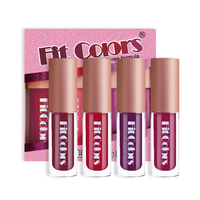 Metallic Non stick Cup Pearlescent Diamond Lip Gloss Colorful - Shop at LoveMi