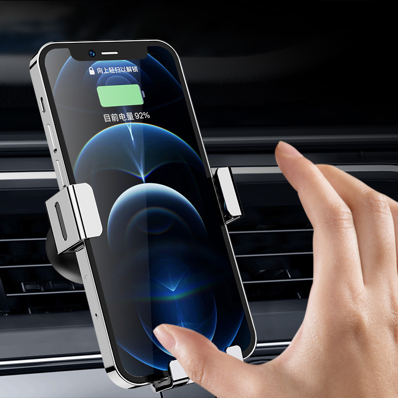Aluminum Alloy Gravity Sensing Car Phone Holder - Image 4