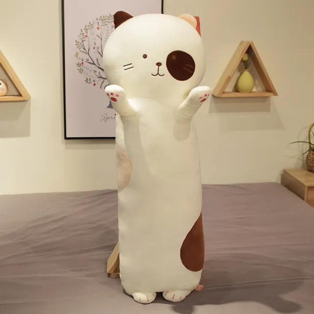 Long Cartoon Hug Pillow White - Shop at LoveMi