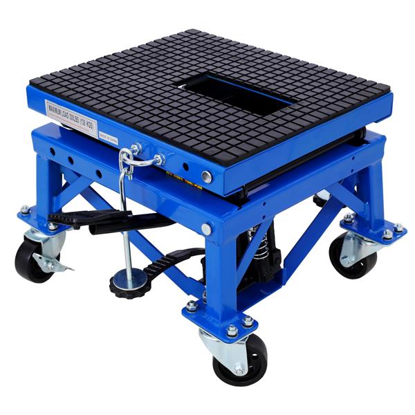 300 Pound Hydraulic Motorcycle Scissor Jack Lifting Foot Wheel Suitable For Small Off-road Vehicles, Blue, Prohibited PlatformTemu - Image 12