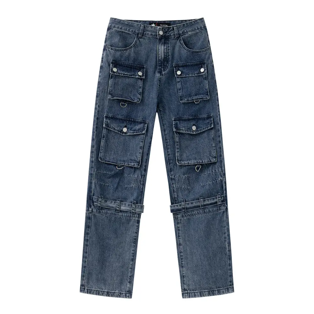 Straight Pants Casual Loose Wide Legs