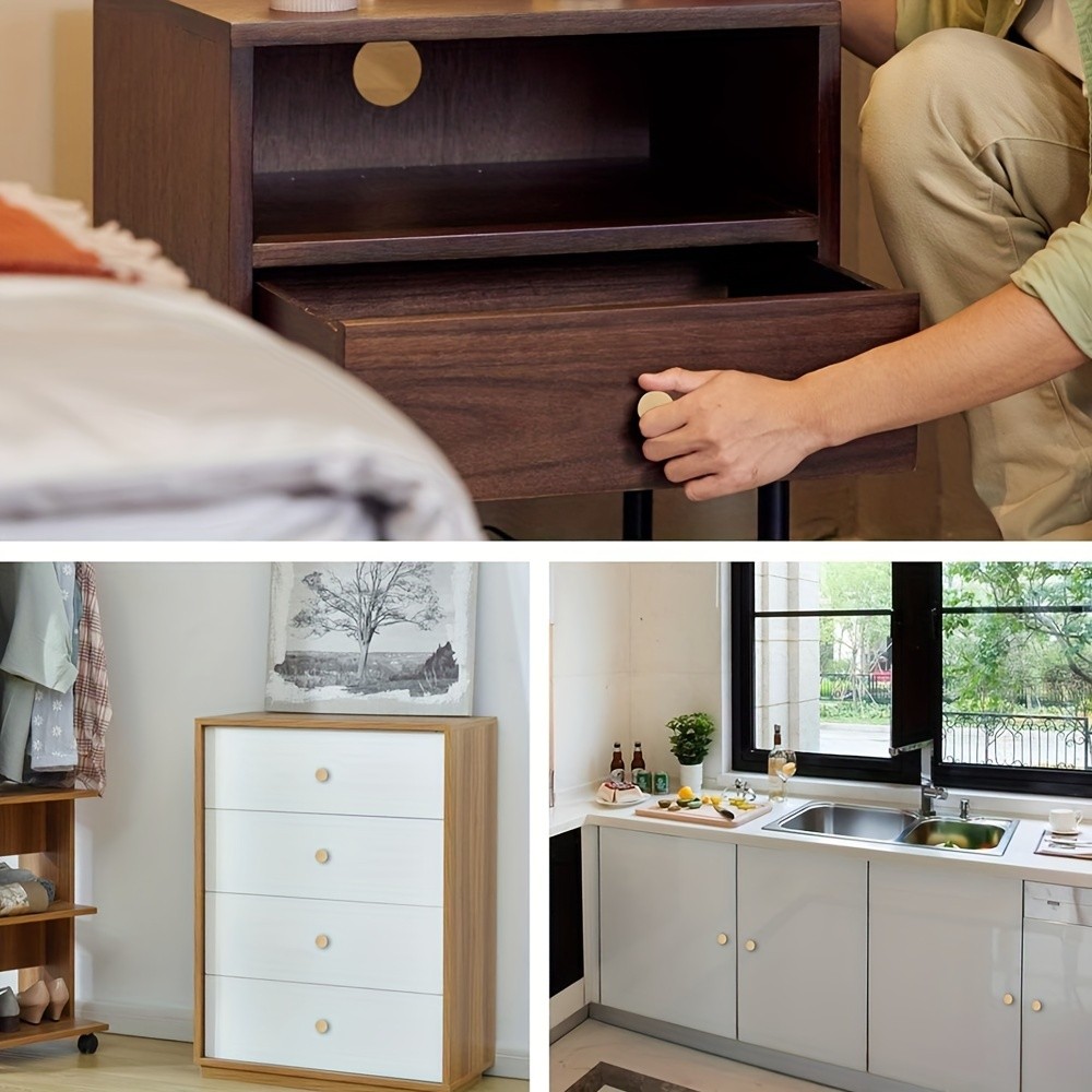 10Pcs Solid Door Knobs Cabinet Handles Cupboard Drawer Furniture Kitchen DIY UK — image 10