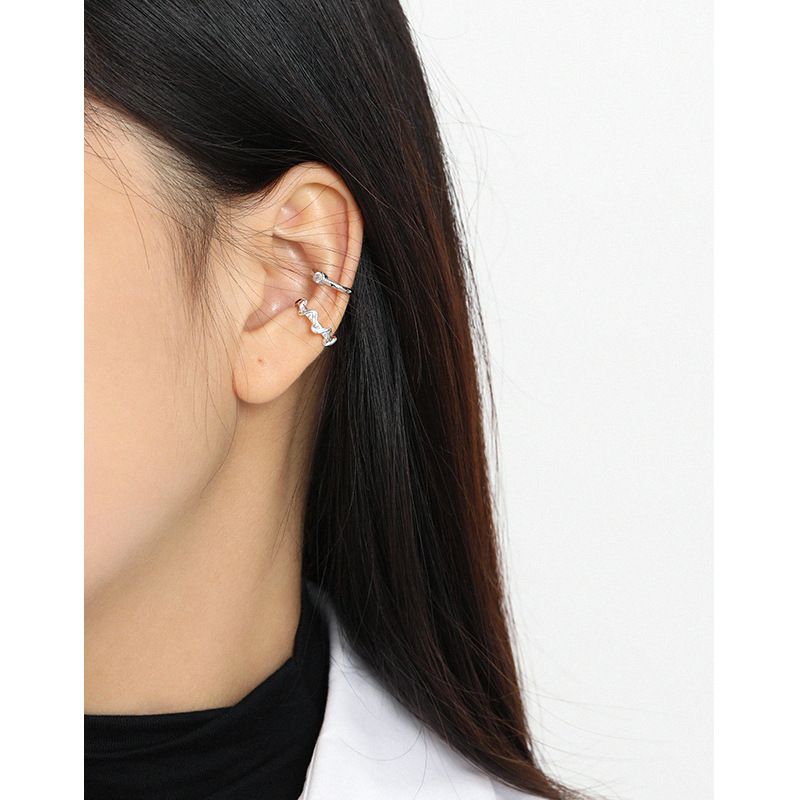 Title 3, Sterling Silver Non-piercing Ear Clip