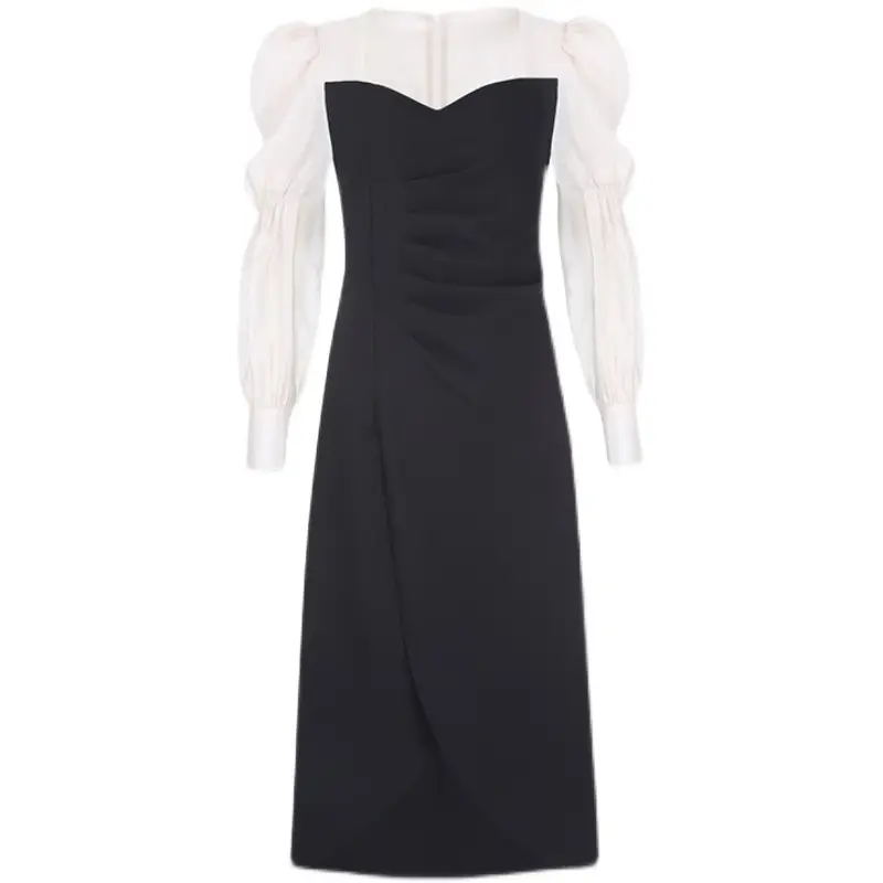 Women's Western Style Slimming Long Sleeve Dress