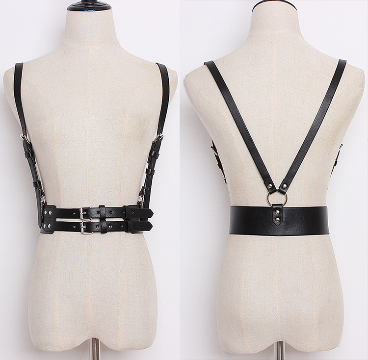 Decoration, Suspender Belt, Wide Belt, Dress All-match, Suspender-style Waist Belt