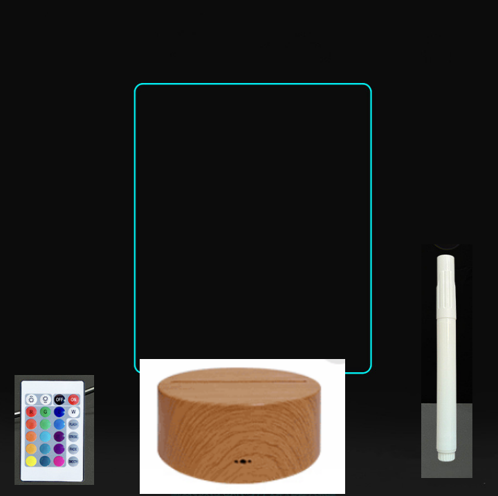 3D Acrylic Board Handwriting Message Board LED Light - Image 9