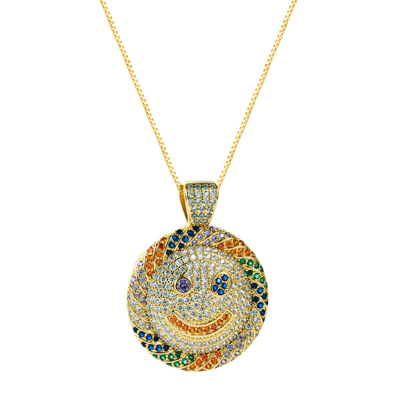 Necklace Female Fashion Smiley Face Clavicle Chain