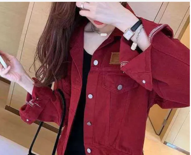 BF Wind Casual All match Loose Show Slim Cargo Jacket Red - Shop at LoveMi