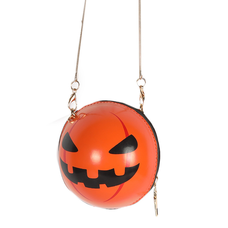 Funny Cartoon Chain Shoulder Pumpkin Bag