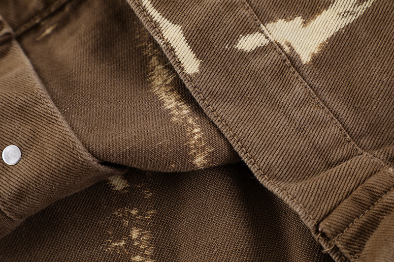 Men's Gradual Change Denim Jacket Coat