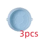 3Pcs Blue