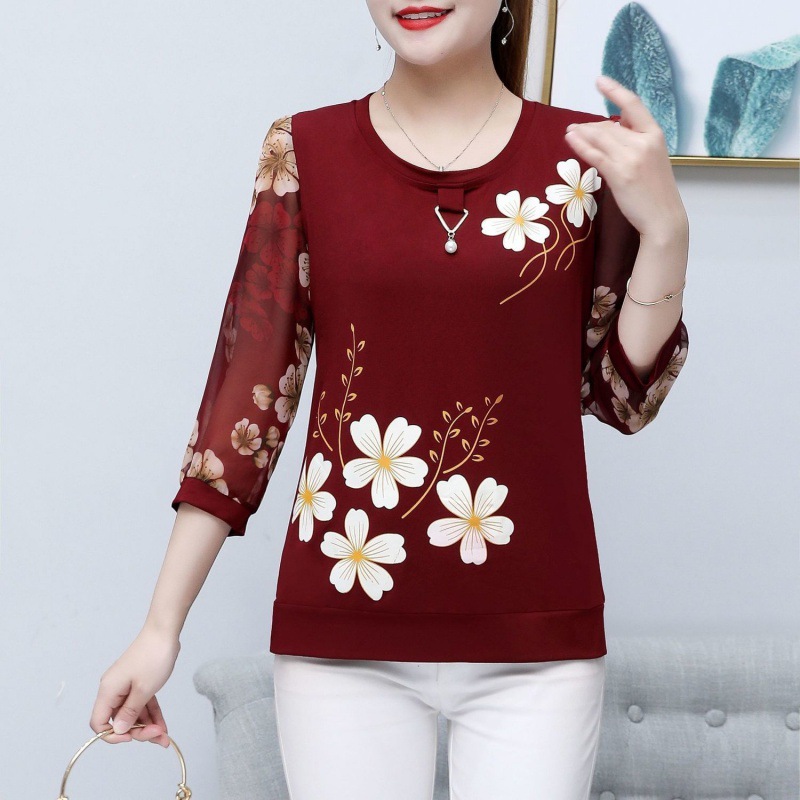 Women's Temperament Fashion Loose Belly Covering Bottoming Shirt