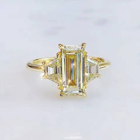 Creative Square Zircon Lady Wedding Ring
