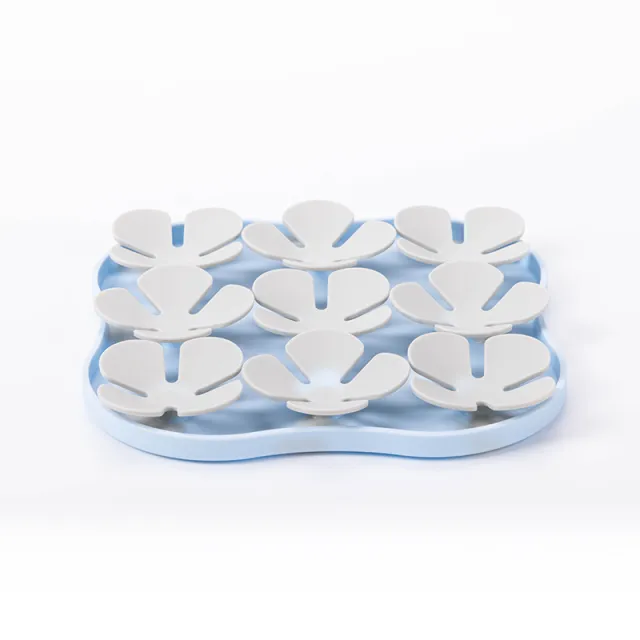 Slow Feeder Dog Bowls Silicone Slow Feeder Lick Down Eating Pet Calming Mat Anxiety Relief Training Wet Food Lick Pad With Suction Cup Interactive ... Blue Gray - Shop at LoveMi