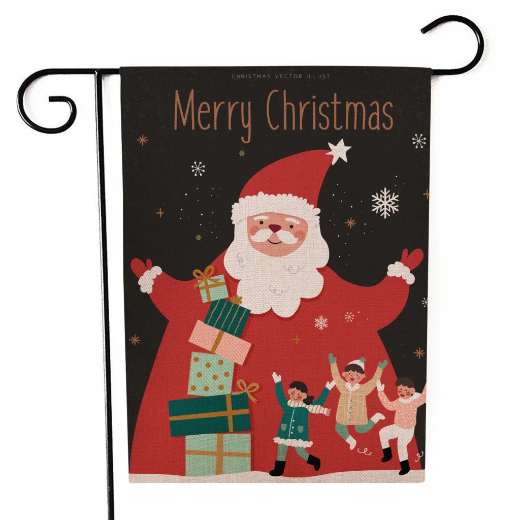 Santa Claus Garden Flag Christmas Decorations - Sd11