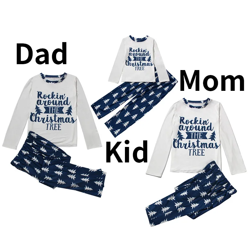 Autumn And Winter New Style European And American Fashion Printed Casual Parent-child Suit - White