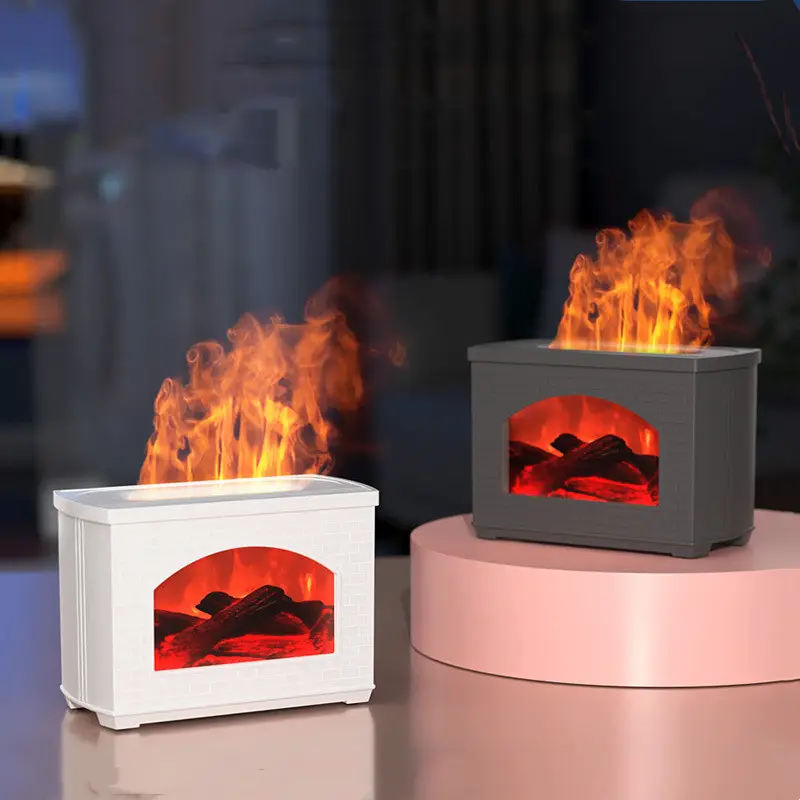 Simulated Flame Light Effect Humidifier