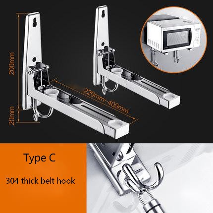 Title 4, Microwave oven rack wall-mounted bracket