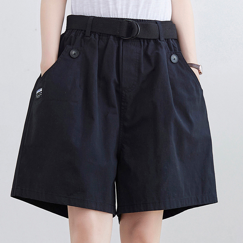 Title 4, New Plus Size Womens Slim Wide-leg Shorts for ...