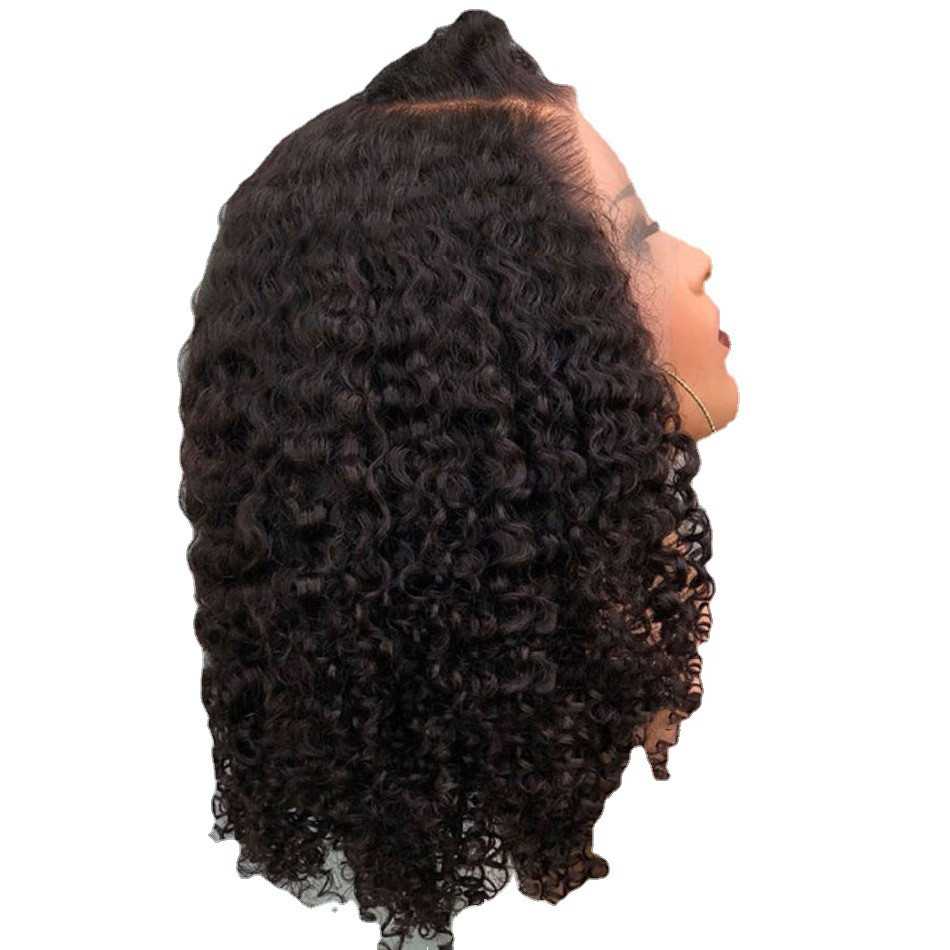 Wig Front Lace Synthetic Hair Headgear Hand woven Lace As Shown - Shop at LoveMi