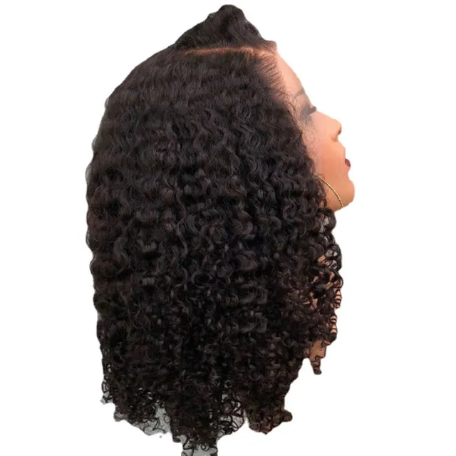 Wig Front Lace Synthetic Hair Headgear Hand woven Lace As Shown - Shop at LoveMi